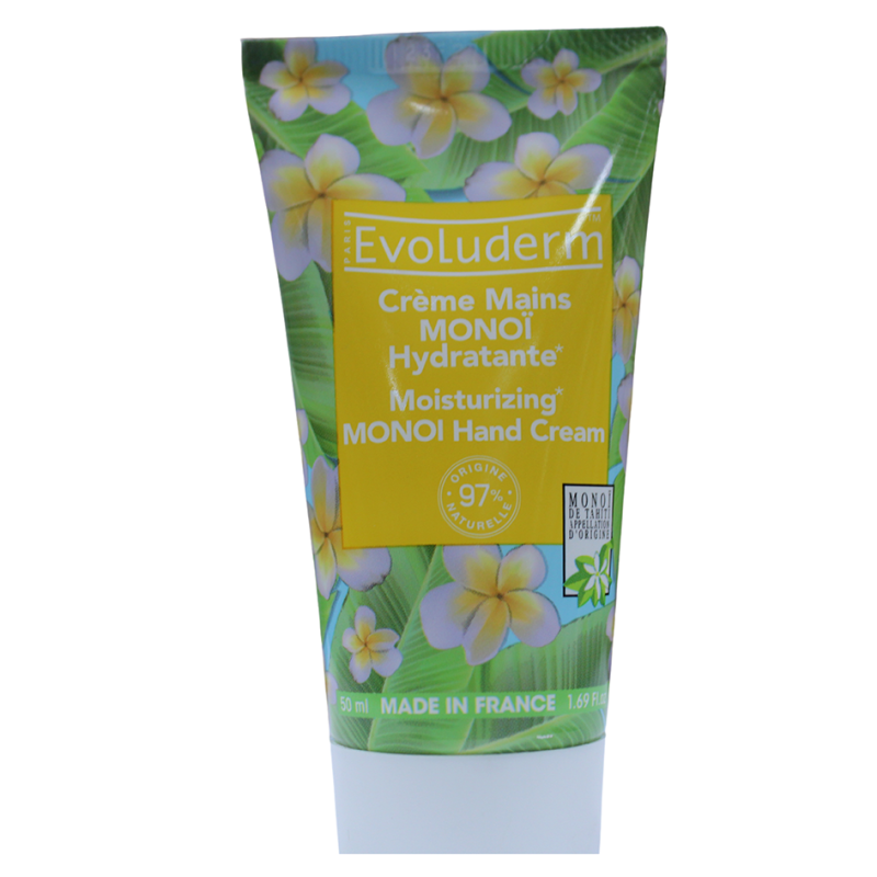 Crème main monoï 50ml EVOLUDERM 22030