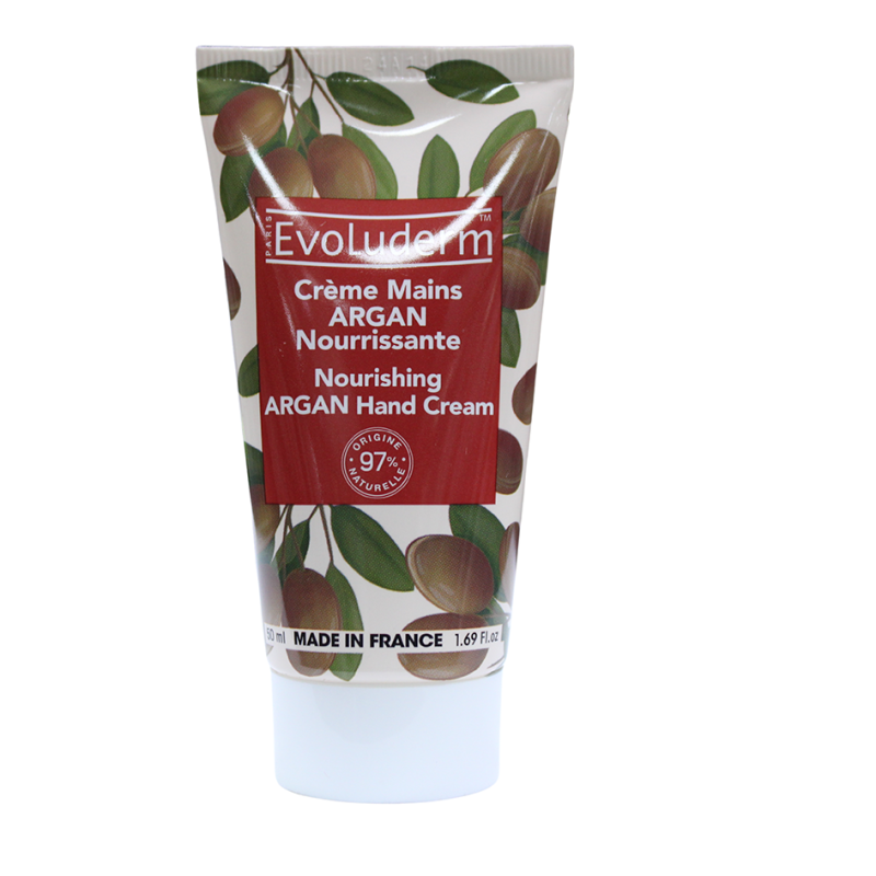 Crème main argan 50ml EVOLUDERM 22033