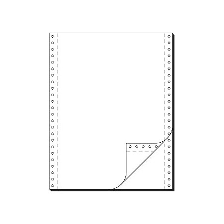Listing blanc 2plis 380x11mm Lauréat