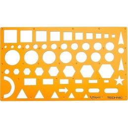 Trace forme gabarit technique en blister Maped