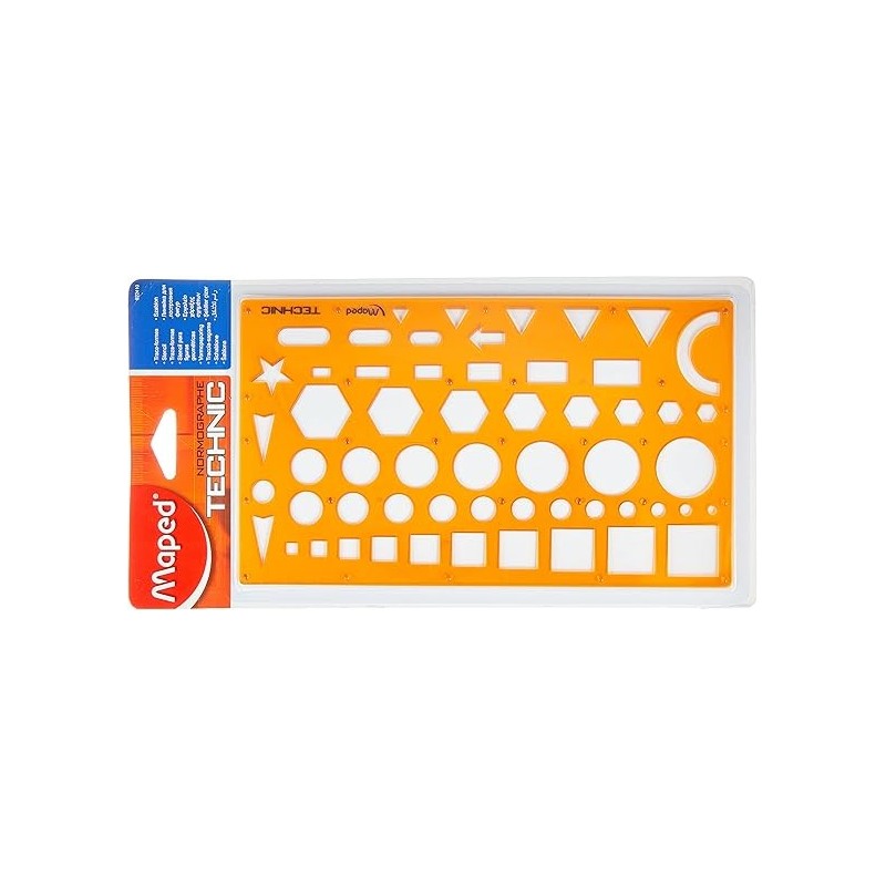 Trace forme gabarit technique en blister Maped