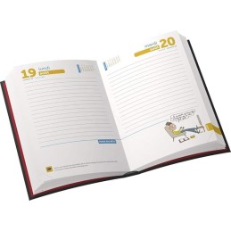 Agenda 1jour par page L'étudiant GOMME WIRE'O  24-25 NOIR FRANÇAIS