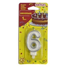 BOUGIES CHIFFRE 6