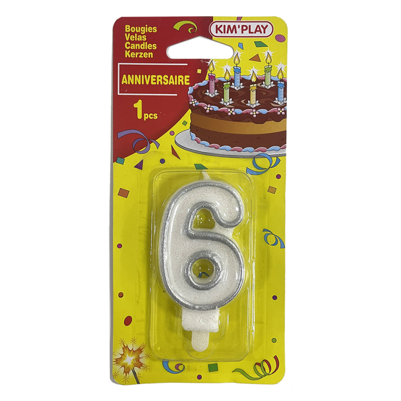 BOUGIES CHIFFRE 6