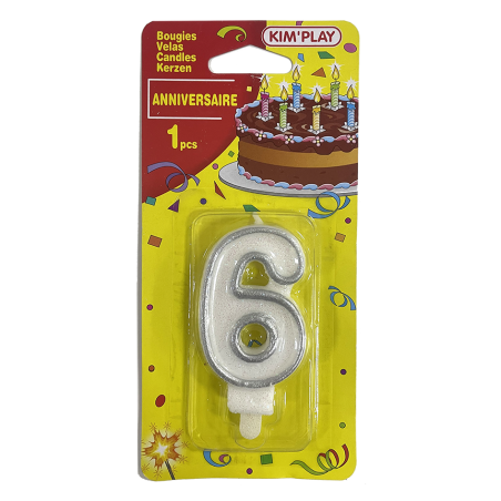 BOUGIES CHIFFRE 6
