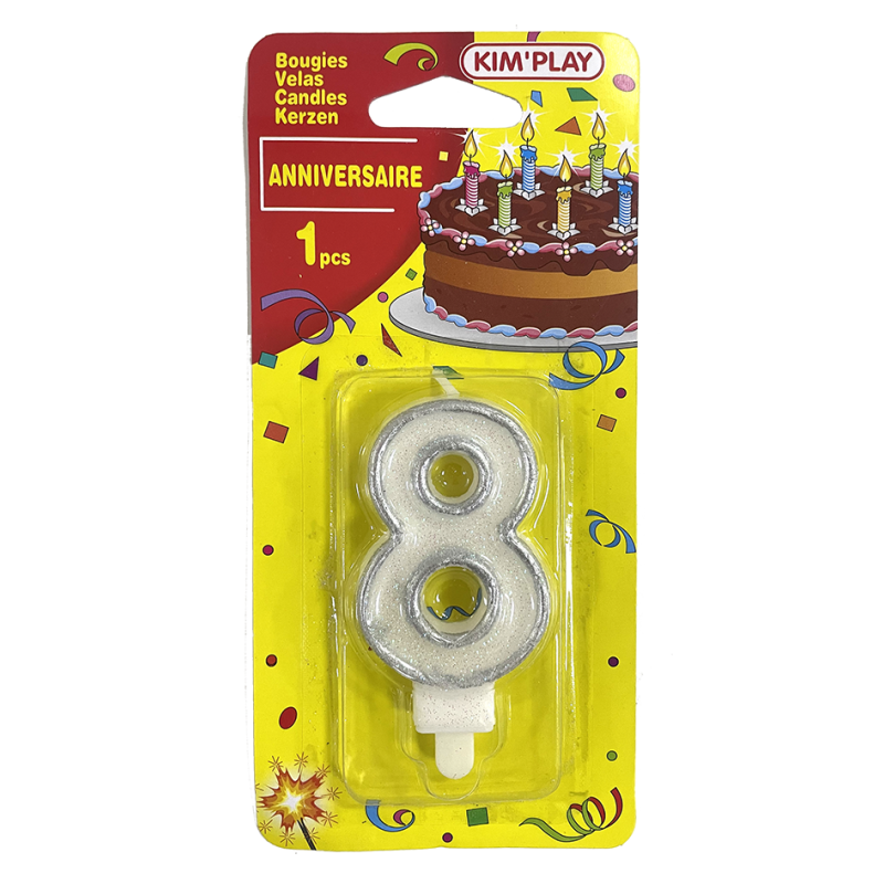 BOUGIES CHIFFRE 8