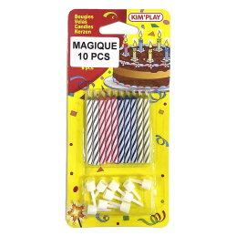 10 BOUGIES MAGIQUE