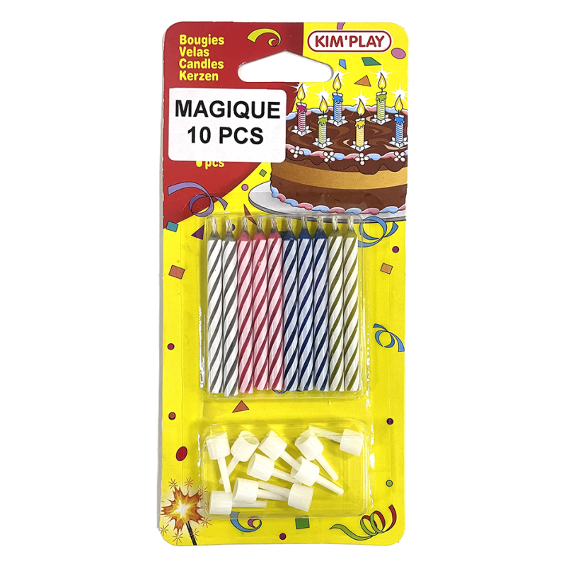 10 BOUGIES MAGIQUE