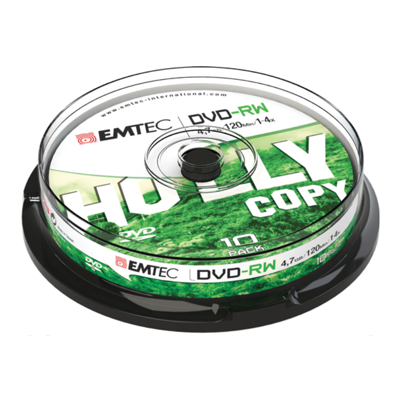 DVD-RW 4,7GB 4X CB (10) EMTEC