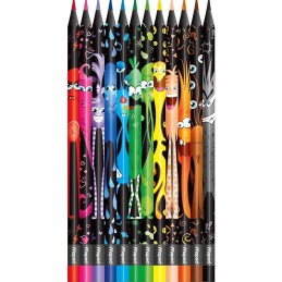 Crayon de couleur 18cm et 12cl Colorpeps MONSTER Maped