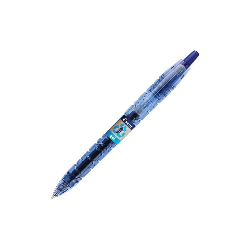 Stylo bille rechargeable BeGreen Gel B2P 0.7  blister 1  Pilot