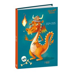 Agenda scolaire 24-25 ML Marguy Enf 12x17cm QUOVADIS