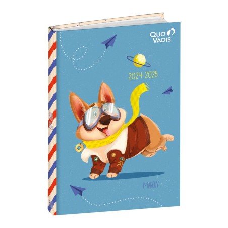 Agenda scolaire 24-25 ML Marguy Enf 12x17cm QUOVADIS
