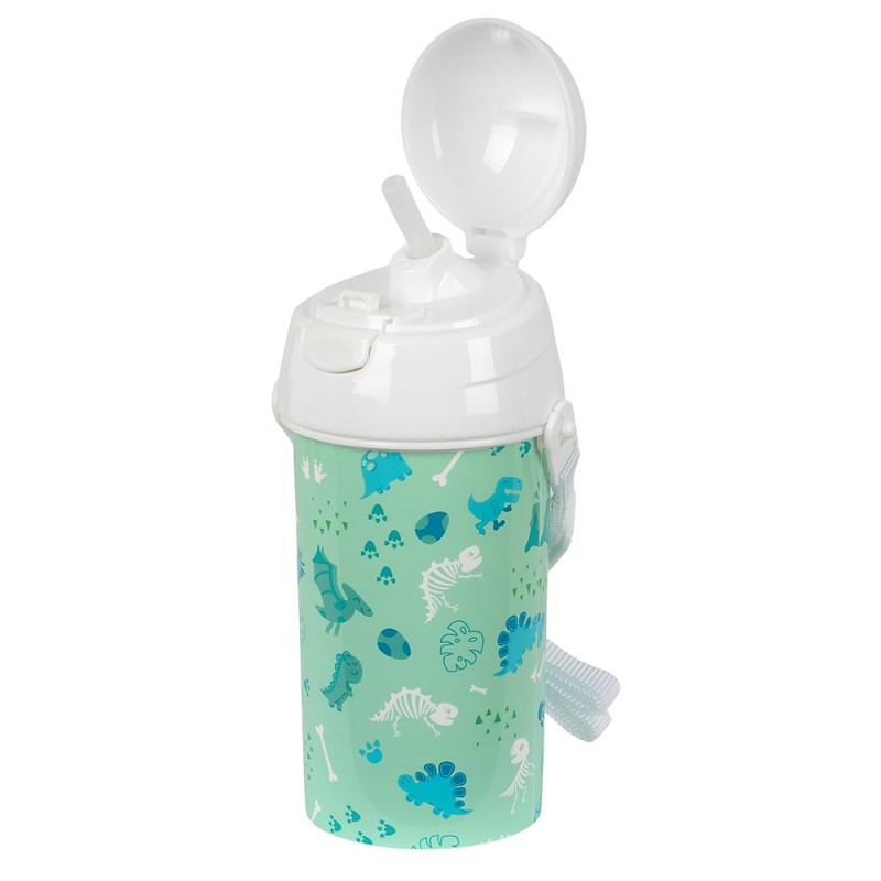 Gourde 500ml ouverture automatique DINO SAFTA