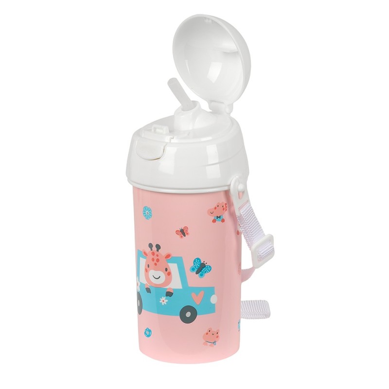 Gourde 500ml ouverture automatique JIRAFA SAFTA