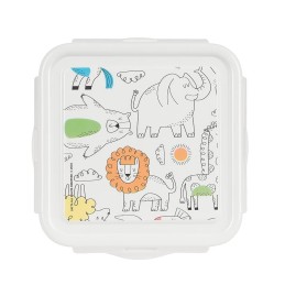 Lunch box 130 x 130 x 75 mm ZOO SAFTA