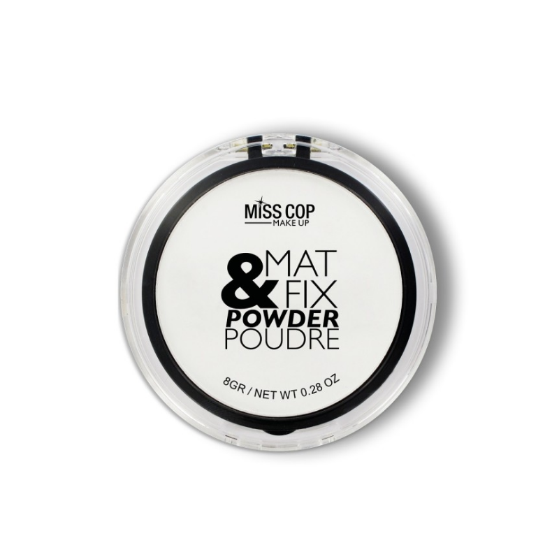 Poudre matifiant et fixateur 8g Miss Cop PCMC4258