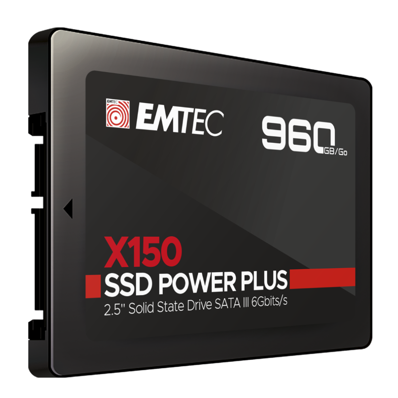 Disque dur SSD EMTEC Intern X150 960GB LAPT 2,5'