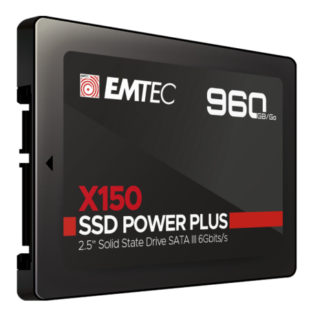 Disque dur SSD EMTEC Intern X150 960GB LAPT 2,5'