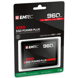 Disque dur SSD EMTEC Intern X150 960GB LAPT 2,5'