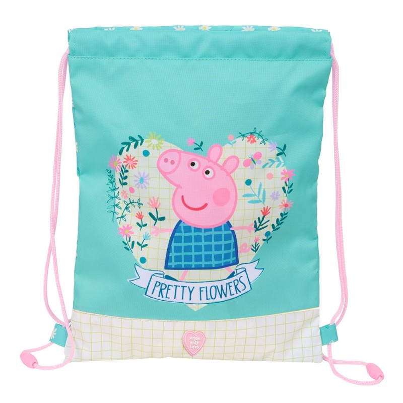 Sac de gym Junior 260 x 340 mm PEPPA PIG SAFTA