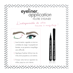Eye liner feutre non semi permanent Miss Cop EYLMC4293