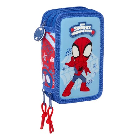Trousse Triple filled 37pcs 125 x 55 x 195 mm SPIDEY SAFTA