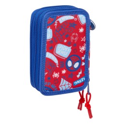 Trousse Triple filled 37pcs 125 x 55 x 195 mm SPIDEY SAFTA