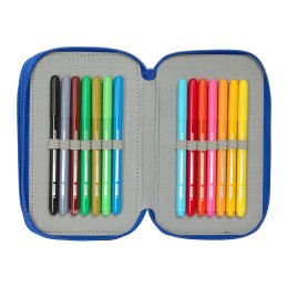 Trousse Triple filled 37pcs 125 x 55 x 195 mm SPIDEY SAFTA