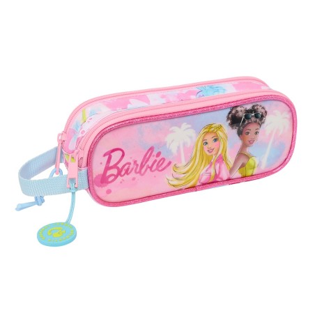 Trousse double 210 x 60 x 80 mm BARBIE SAFTA