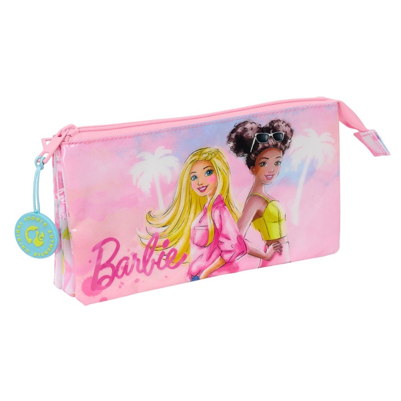 Trousse Triple 220 x 30 x 120 mm BARBIE SAFTA