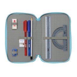 Trousse Triple filled  36pcs 125 x 55 x 195 mm BLUEY SAFTA