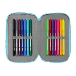 Trousse Triple filled  36pcs 125 x 55 x 195 mm BLUEY SAFTA