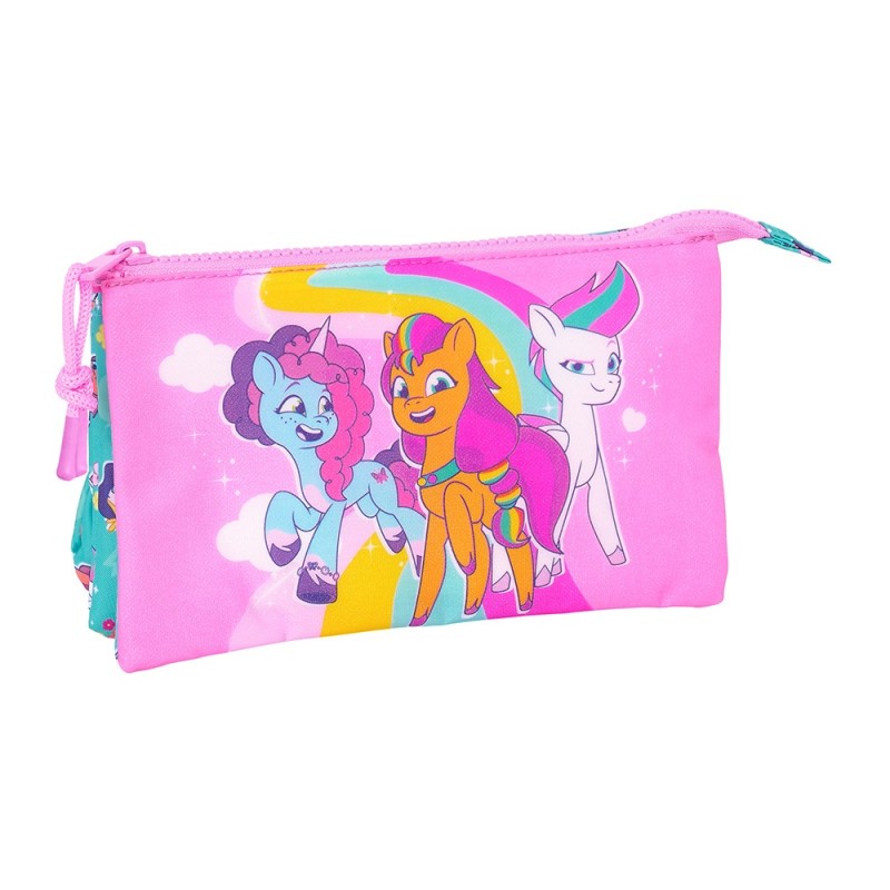 Trousse Triple  220 x 30 x 120 mm My little poney SAFTA