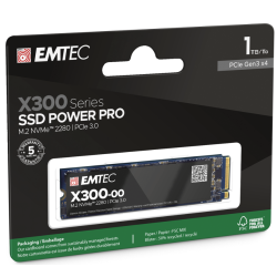 Disque dur SSD M2 Nvme X300 1TB Interne EMTEC