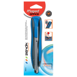 Cutter métalloplastique Zenoa 9mm ss blister Maped
