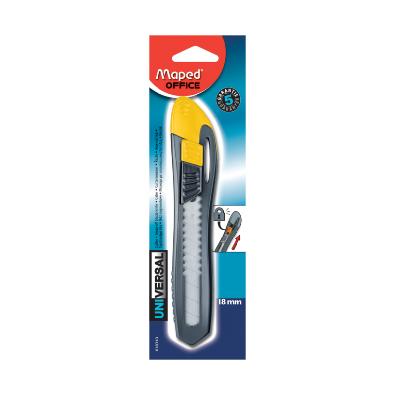 Cutter plastique 18mm ss blister Maped