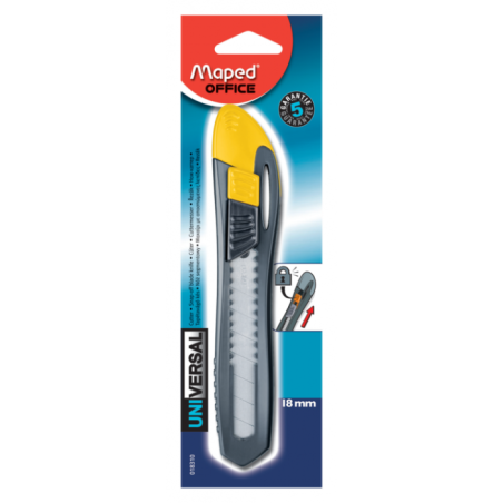 Cutter plastique 18mm ss blister Maped