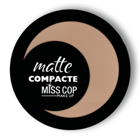 Poudre compact avec mirroir et éponge Miss Cop PCMC4411