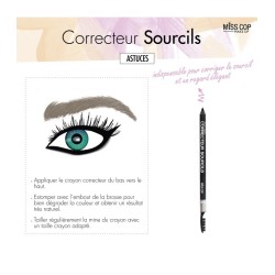 Crayons Correcteurs Sourcils Miss Cop