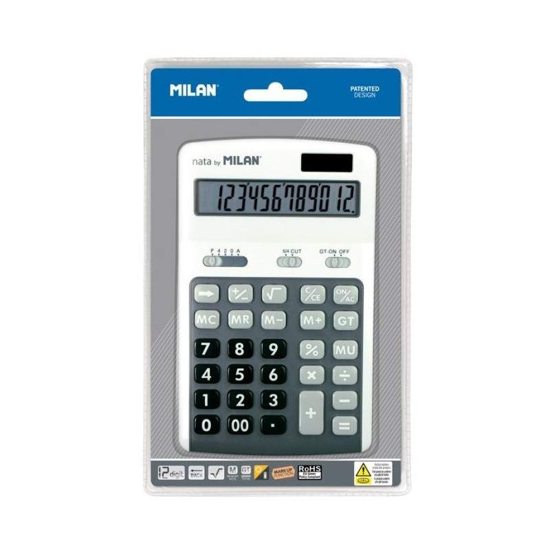 Machine à calculer 12 chiffres ss blister Milan