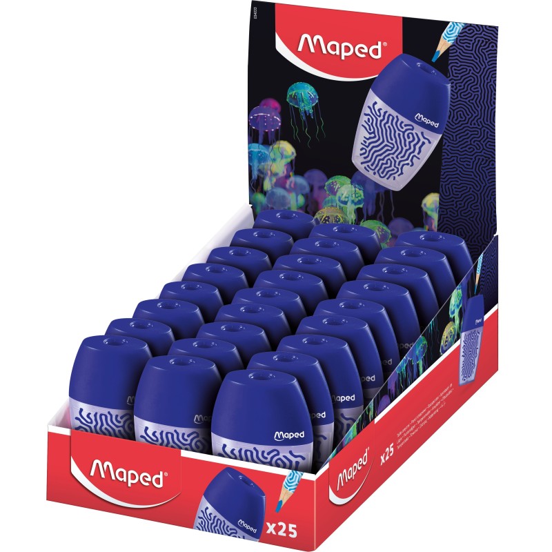Taille crayon shaker avec réservoir 1usage display DEEPSEA PARADISE