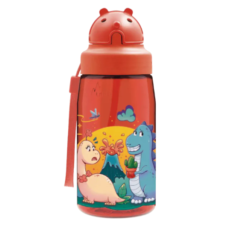 Gourde kids Tritan 0,45 L. OBY cap Dinos love OBYDL LAKEN