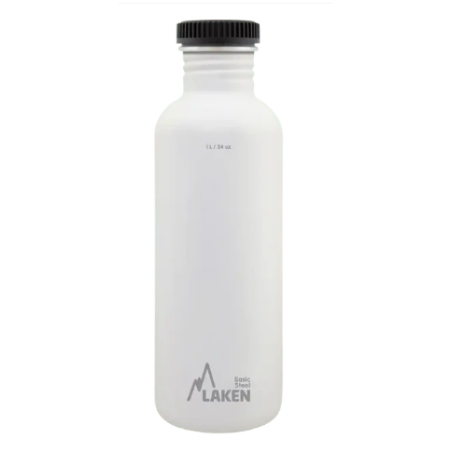 Gourde 1000ml Basic Steel PLAIN LAKEN