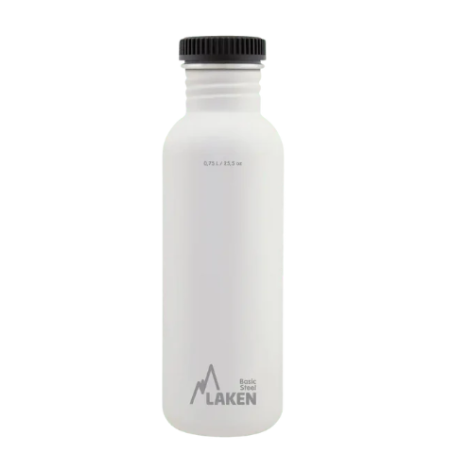 Gourde 750ml Basic Steel PLAIN LAKEN