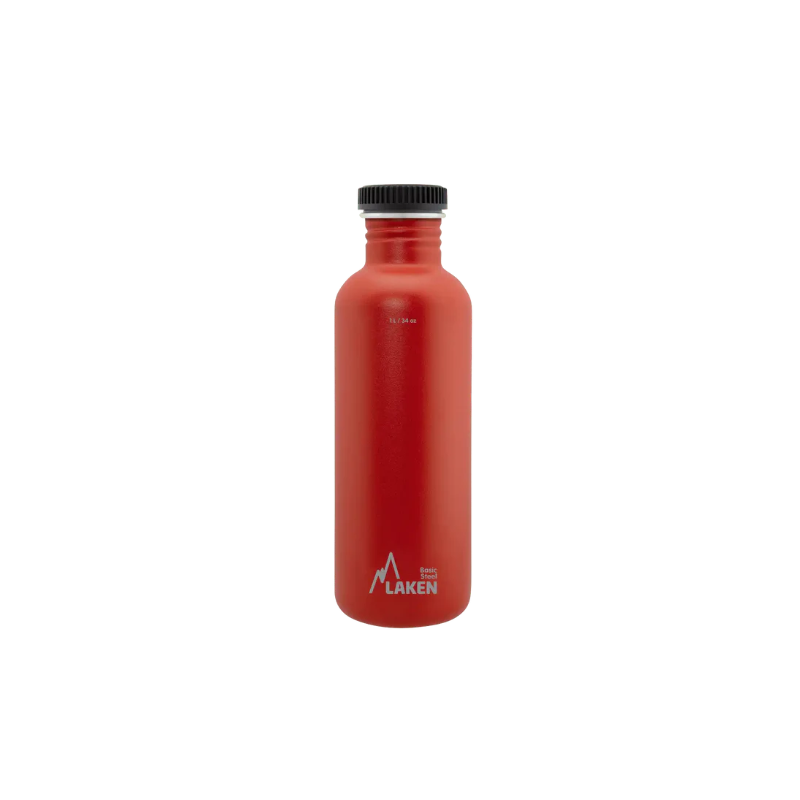 Gourde 1000ml Basic Steel PLAIN LAKEN
