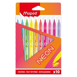 Feutres 10 couleurs NEON MAPED