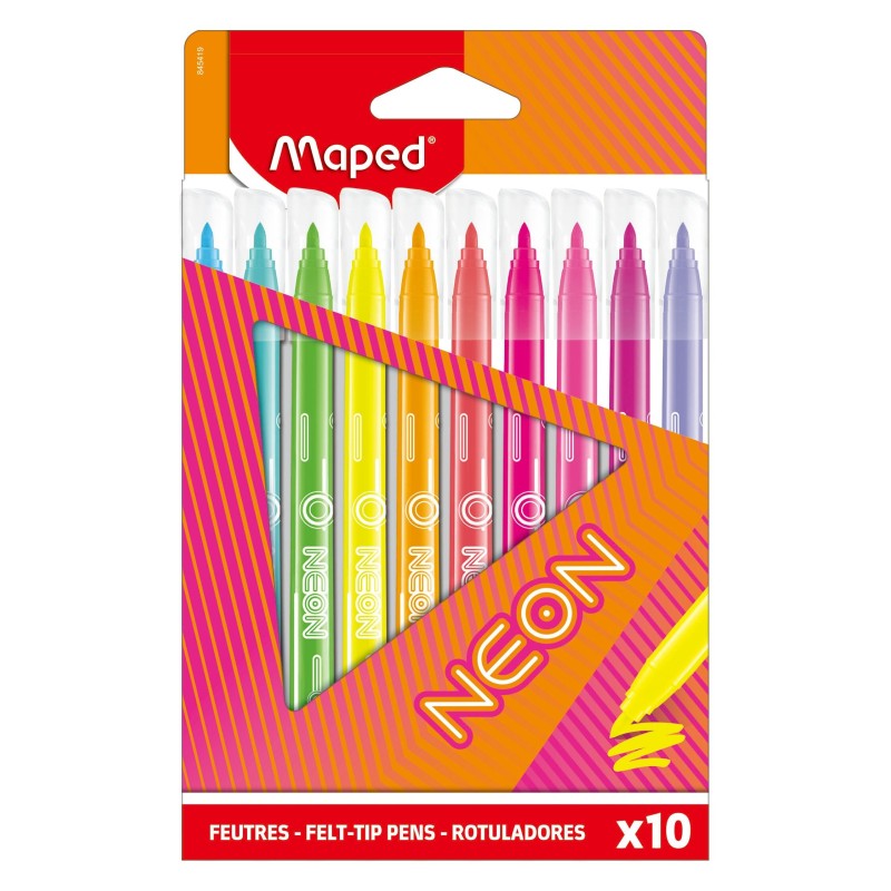 Feutres 10 couleurs NEON MAPED