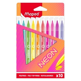 Feutres 10 couleurs NEON MAPED
