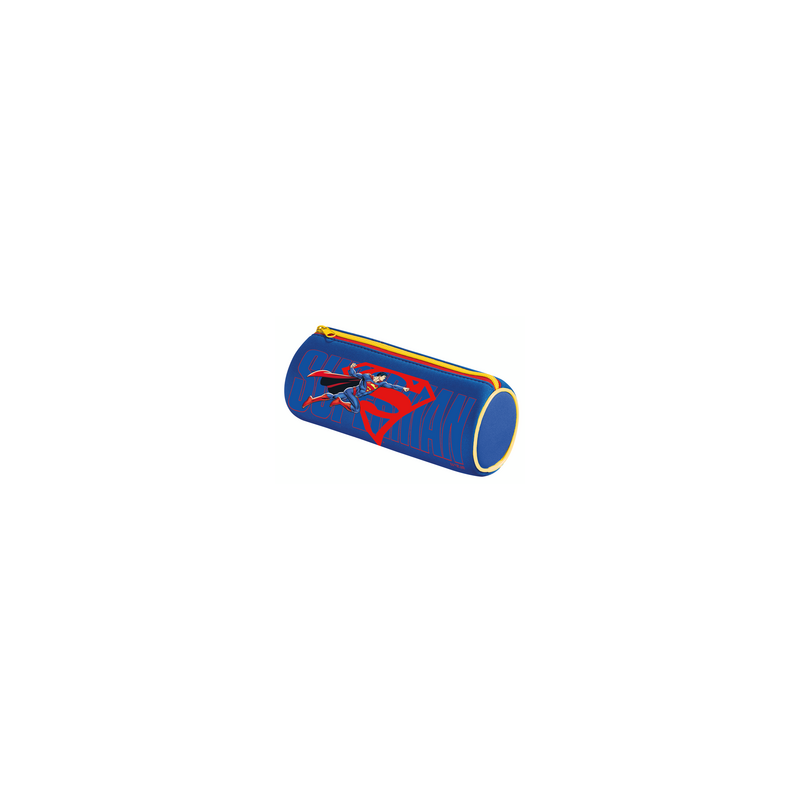 Trousse ronde polyester SUPERMAN MAPED